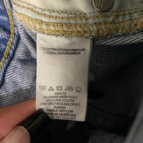 Free People We the Free Ripped Denim Skirt - Picture 7 of 7